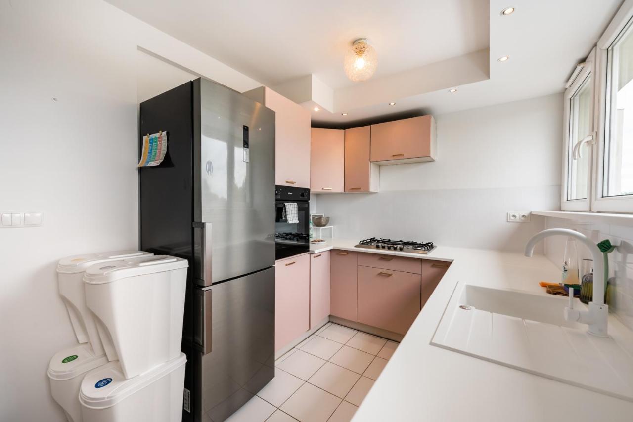 Saska Kepa Green Apartment Varsovia Exterior foto