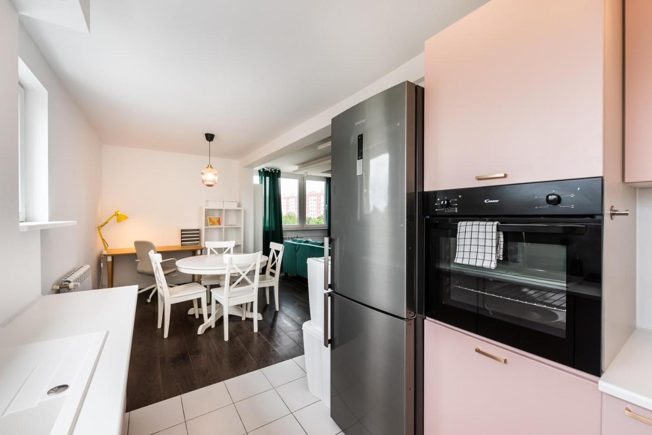 Saska Kepa Green Apartment Varsovia Exterior foto