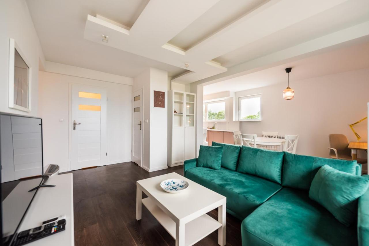 Saska Kepa Green Apartment Varsovia Exterior foto