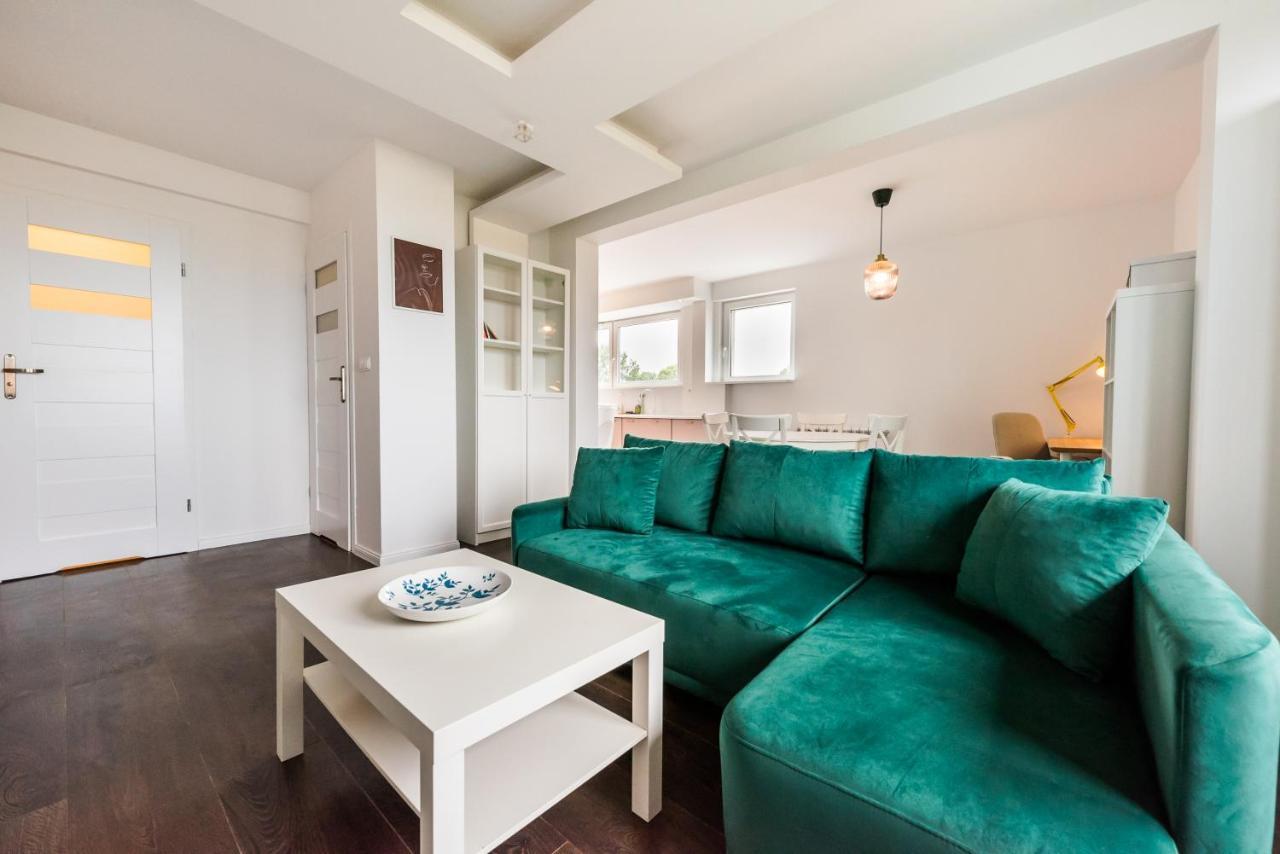 Saska Kepa Green Apartment Varsovia Exterior foto