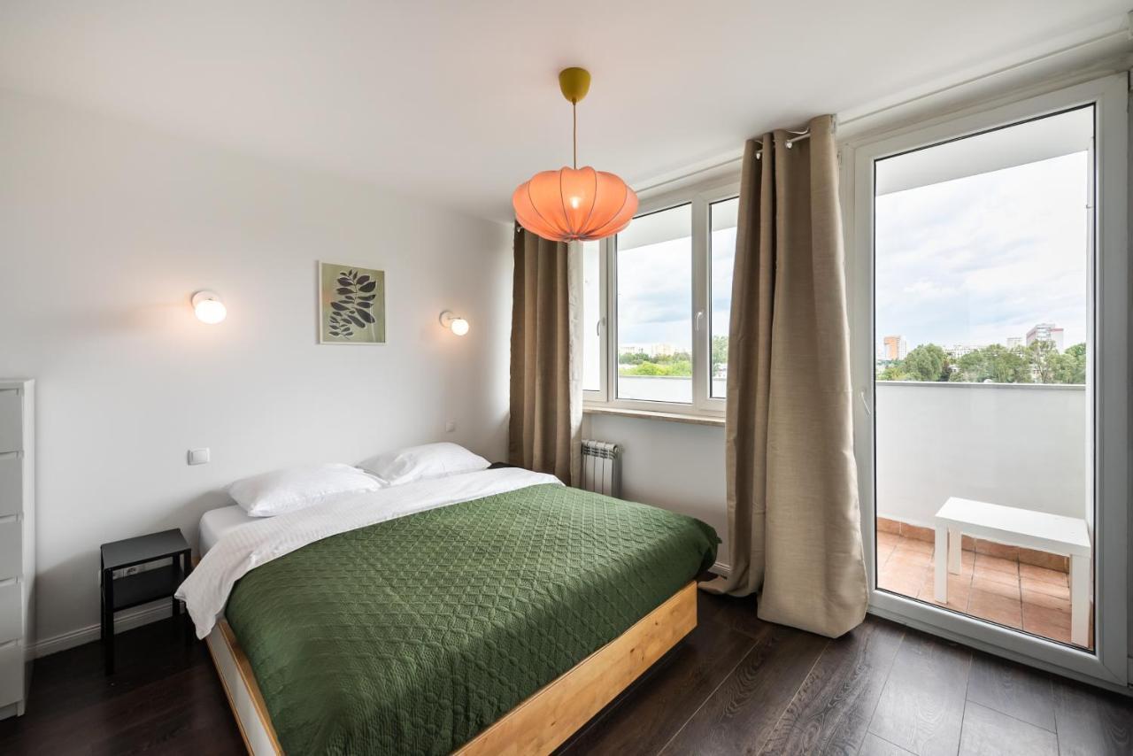 Saska Kepa Green Apartment Varsovia Exterior foto